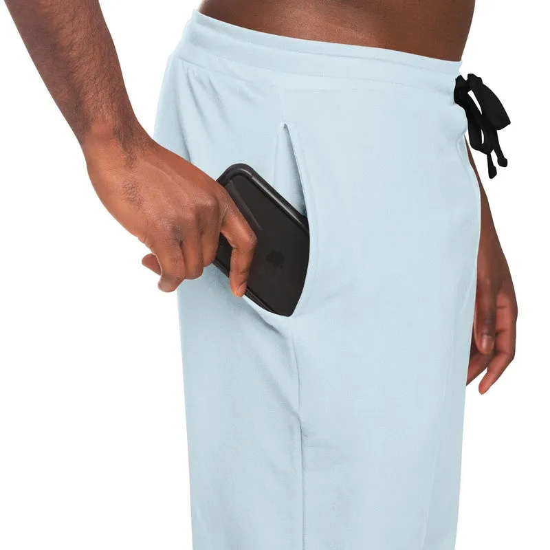 Pale Cyan Joggers | Unisex | with PLUS sizes | Bright Pale Cyan | C10M0Y0K0