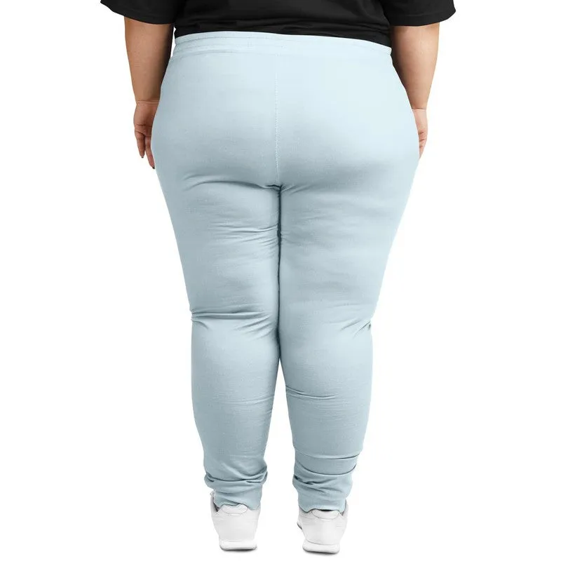 Pale Cyan Joggers | Unisex | with PLUS sizes | Bright Pale Cyan | C10M0Y0K0