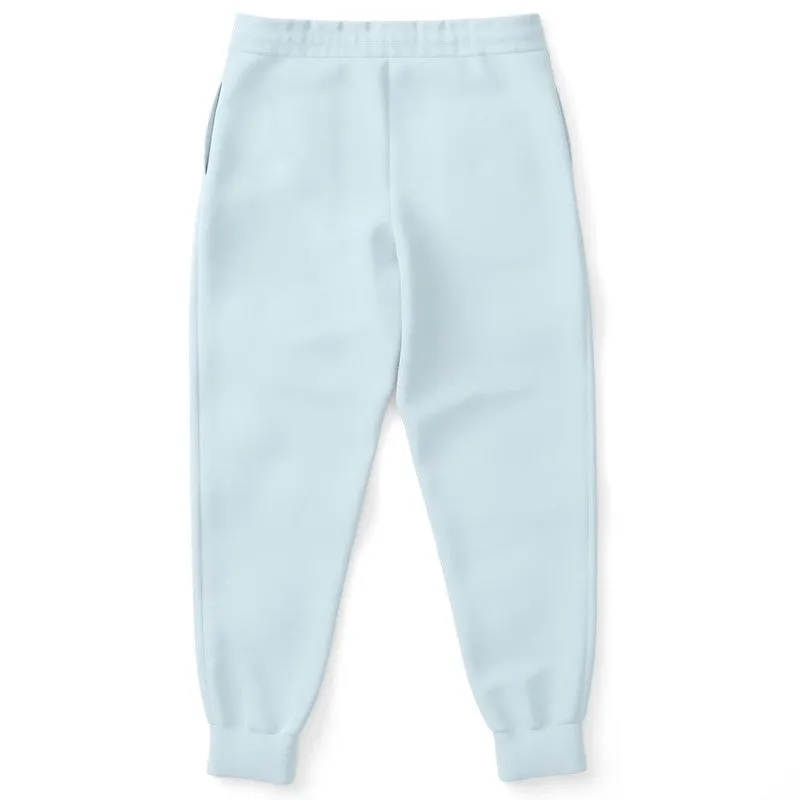 Pale Cyan Joggers | Unisex | with PLUS sizes | Bright Pale Cyan | C10M0Y0K0