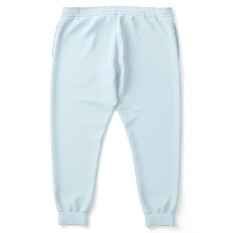 Pale Cyan Joggers | Unisex | with PLUS sizes | Bright Pale Cyan | C10M0Y0K0
