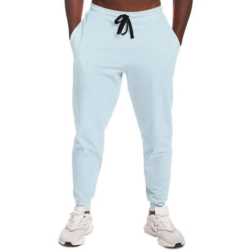 Pale Cyan Joggers | Unisex | with PLUS sizes | Bright Pale Cyan | C10M0Y0K0