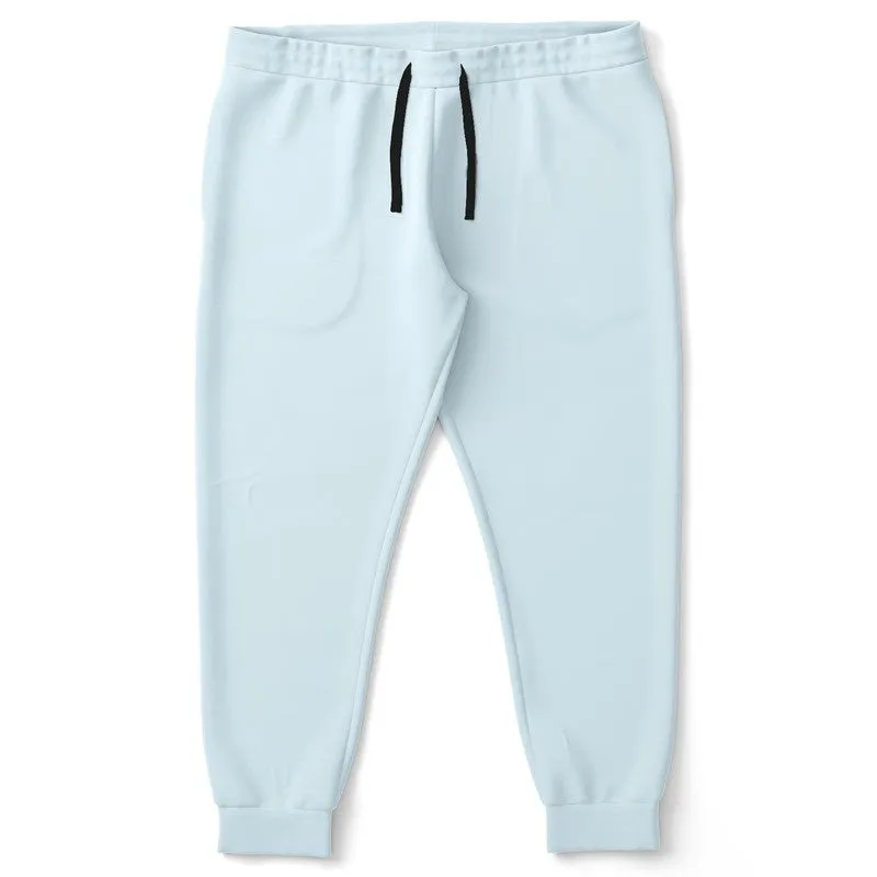 Pale Cyan Joggers | Unisex | with PLUS sizes | Bright Pale Cyan | C10M0Y0K0
