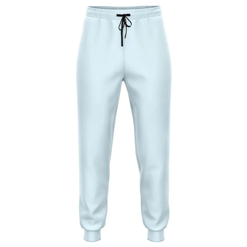 Pale Cyan Joggers | Unisex | with PLUS sizes | Bright Pale Cyan | C10M0Y0K0