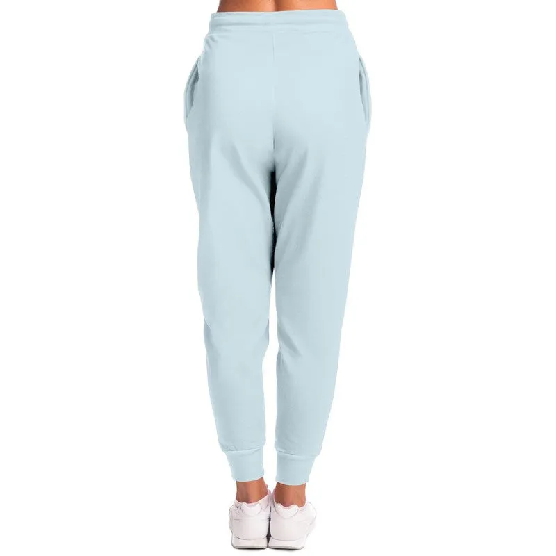 Pale Cyan Joggers | Unisex | with PLUS sizes | Bright Pale Cyan | C10M0Y0K0