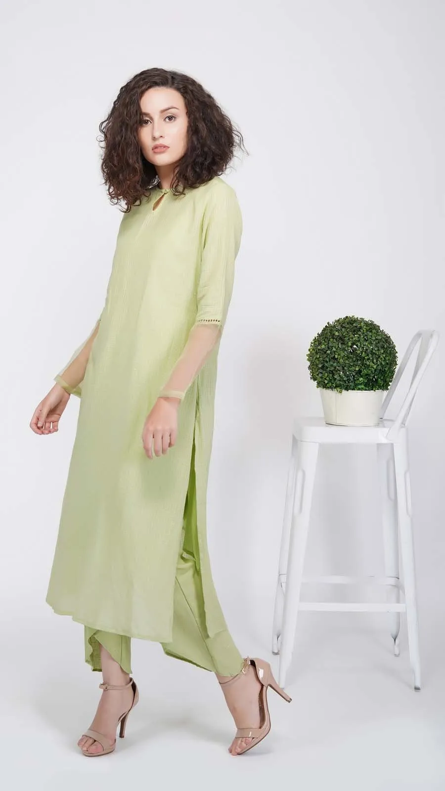 Pale Green Suit Set