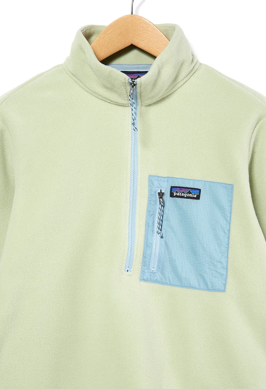 Patagonia Women's Microdini 1/2 Zip Pullover - Salvia Green