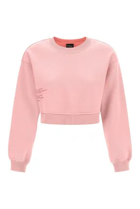 Pink Cropped Sweatshirt