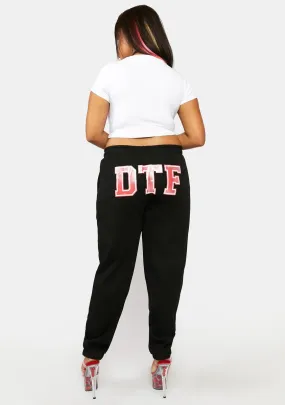 Plus Down To Freak Glitter Sweatpants