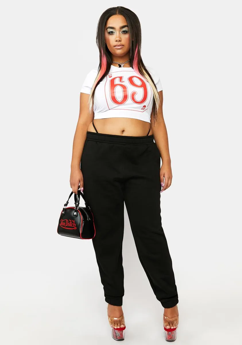 Plus Down To Freak Glitter Sweatpants