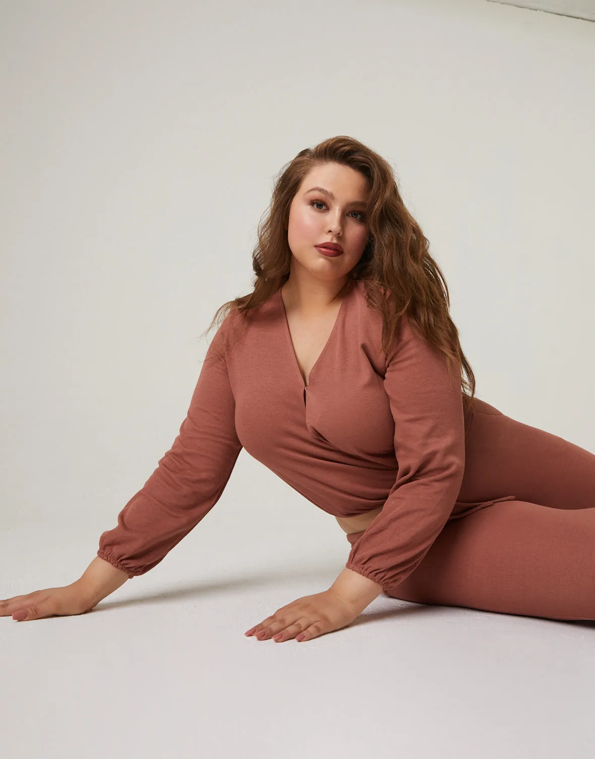 Plus Size Matching Lounge Set