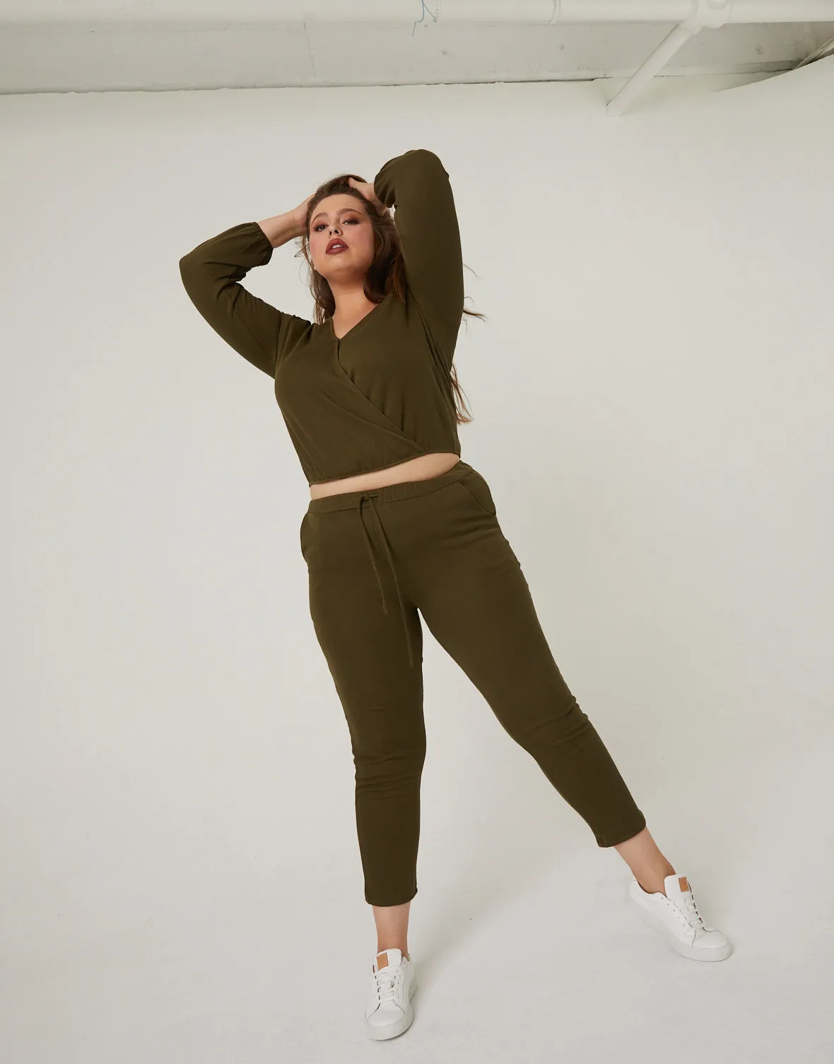 Plus Size Matching Lounge Set