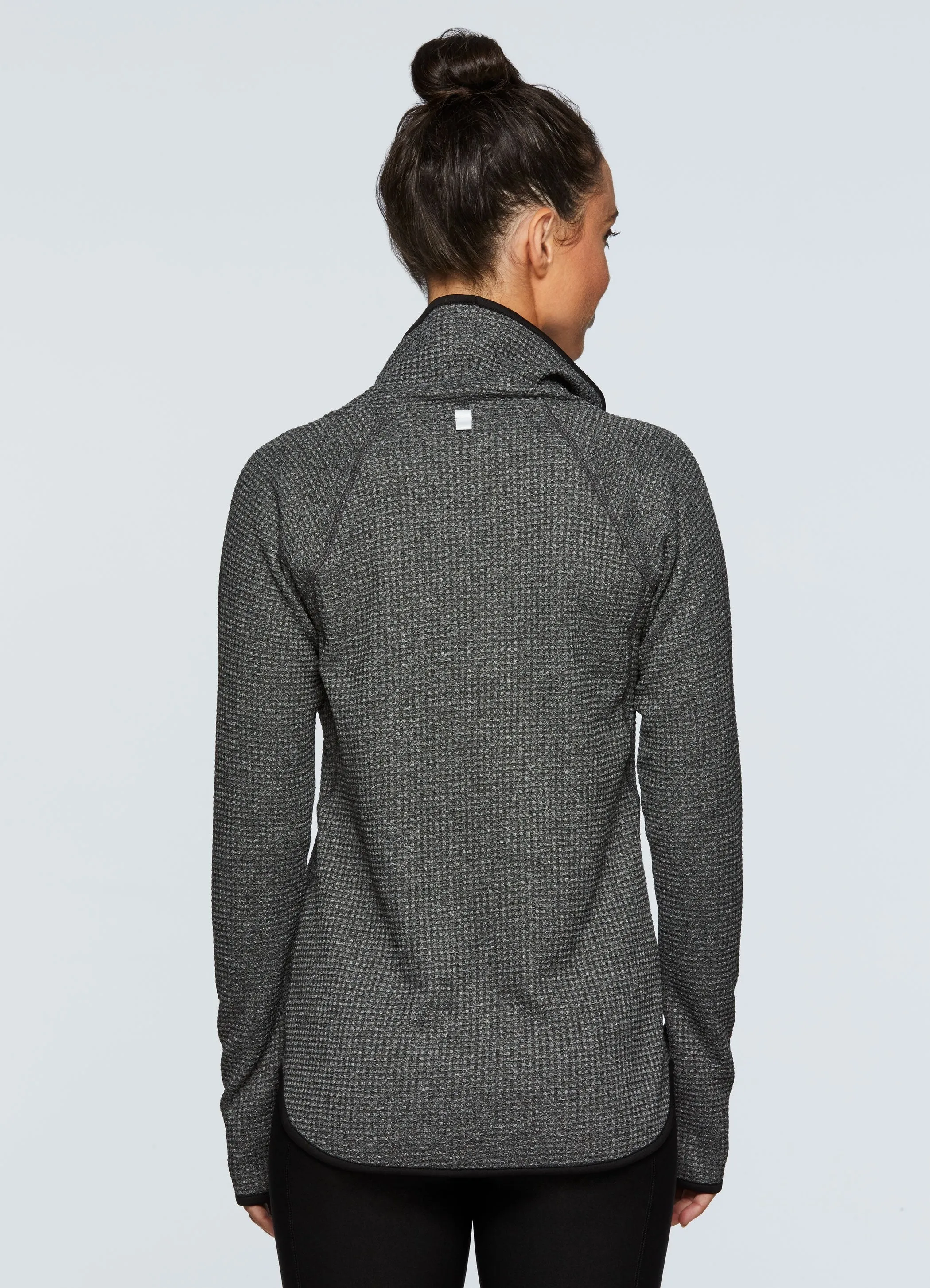 Prime Waffle Cowl Neck Pullover