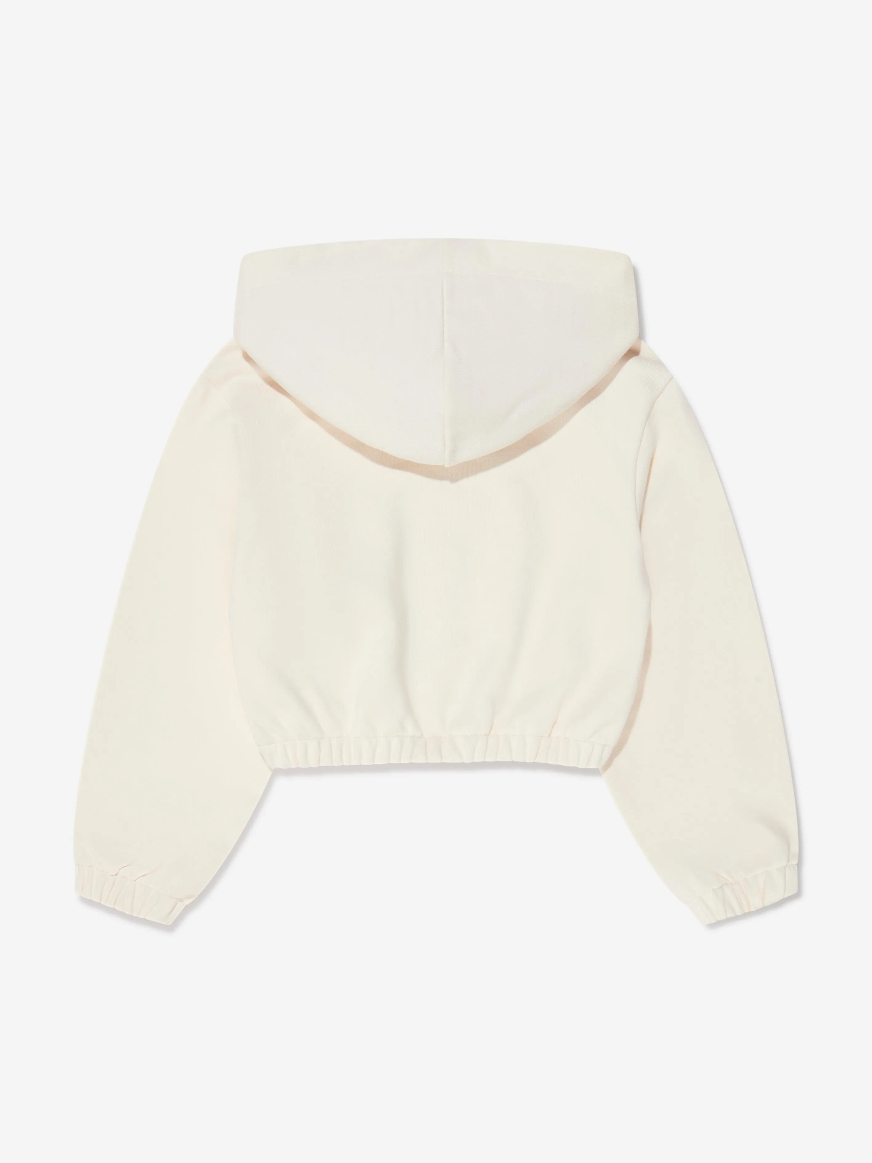Pucci Girls Logo Hoodie in Ivory