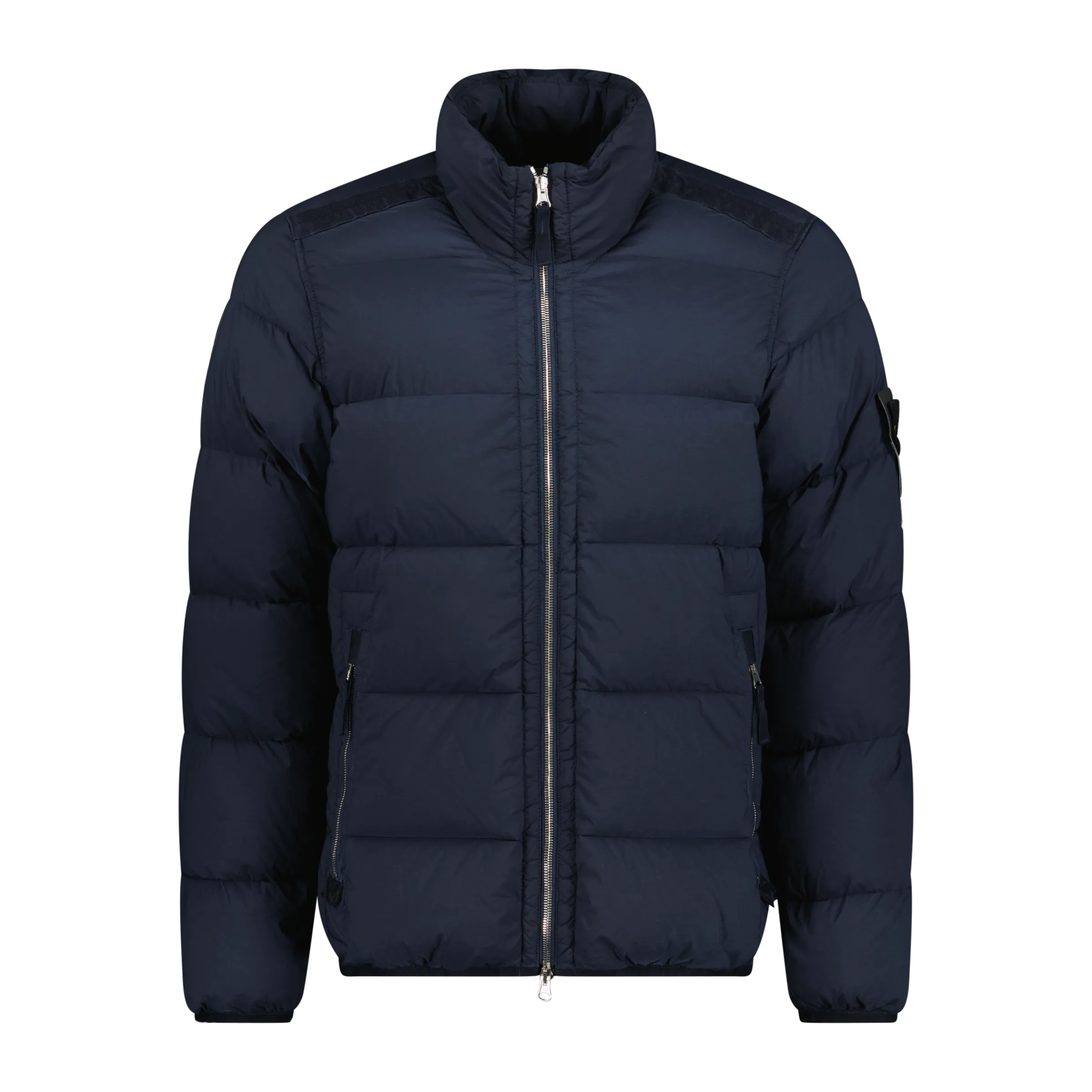 Puffer Jacket In Seamless Tunnel Nylon Navy