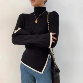 Pull à col montant Fashion Stylish