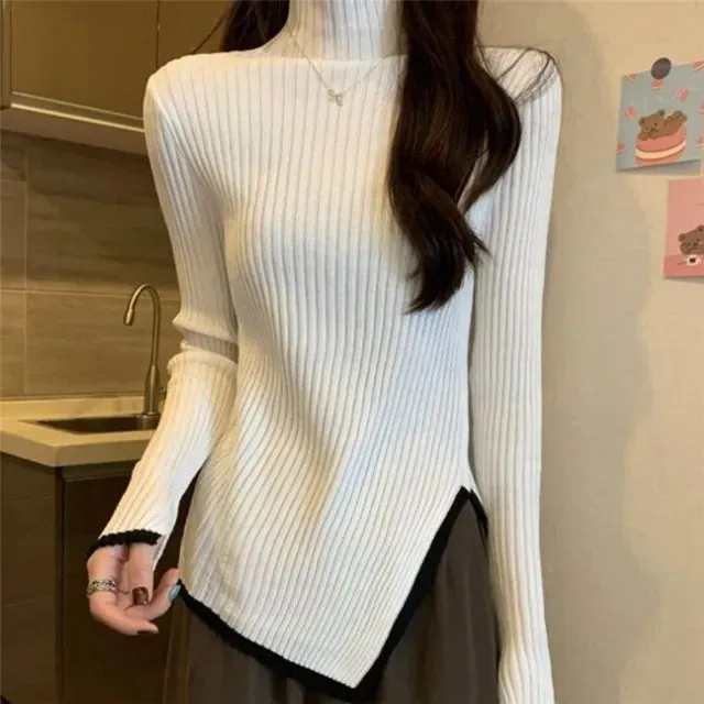 Pull à col montant Fashion Stylish