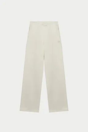 SEAM DETAIL CROSSOVER WAISTBAND JOGGERS - OFF WHITE