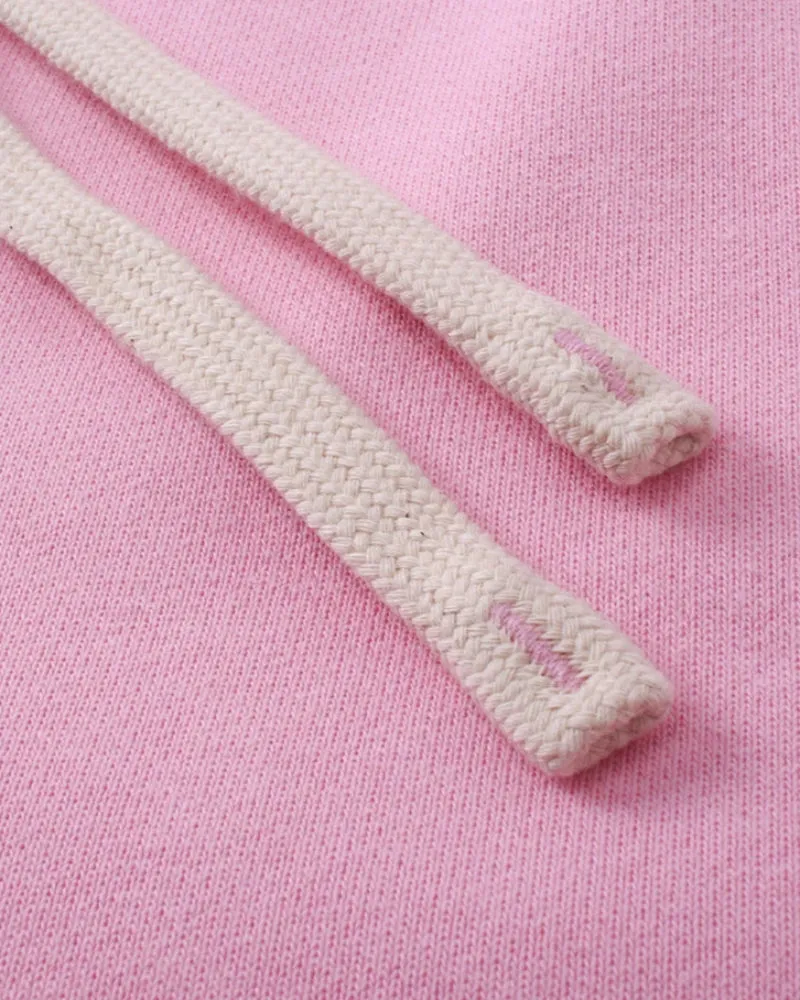 Solid Color Knit Patchwork Flare Sweatpants