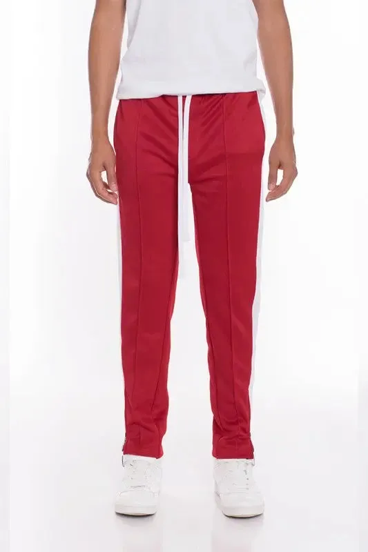 STRIPES TRICOT TAPERED PANTS