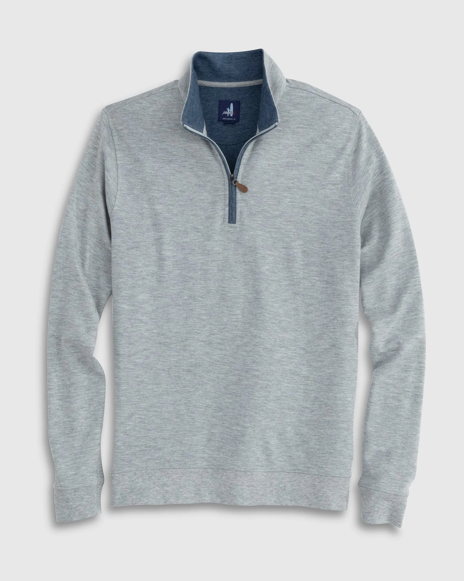 Sully 1/4 Zip Pullover in Light Gray