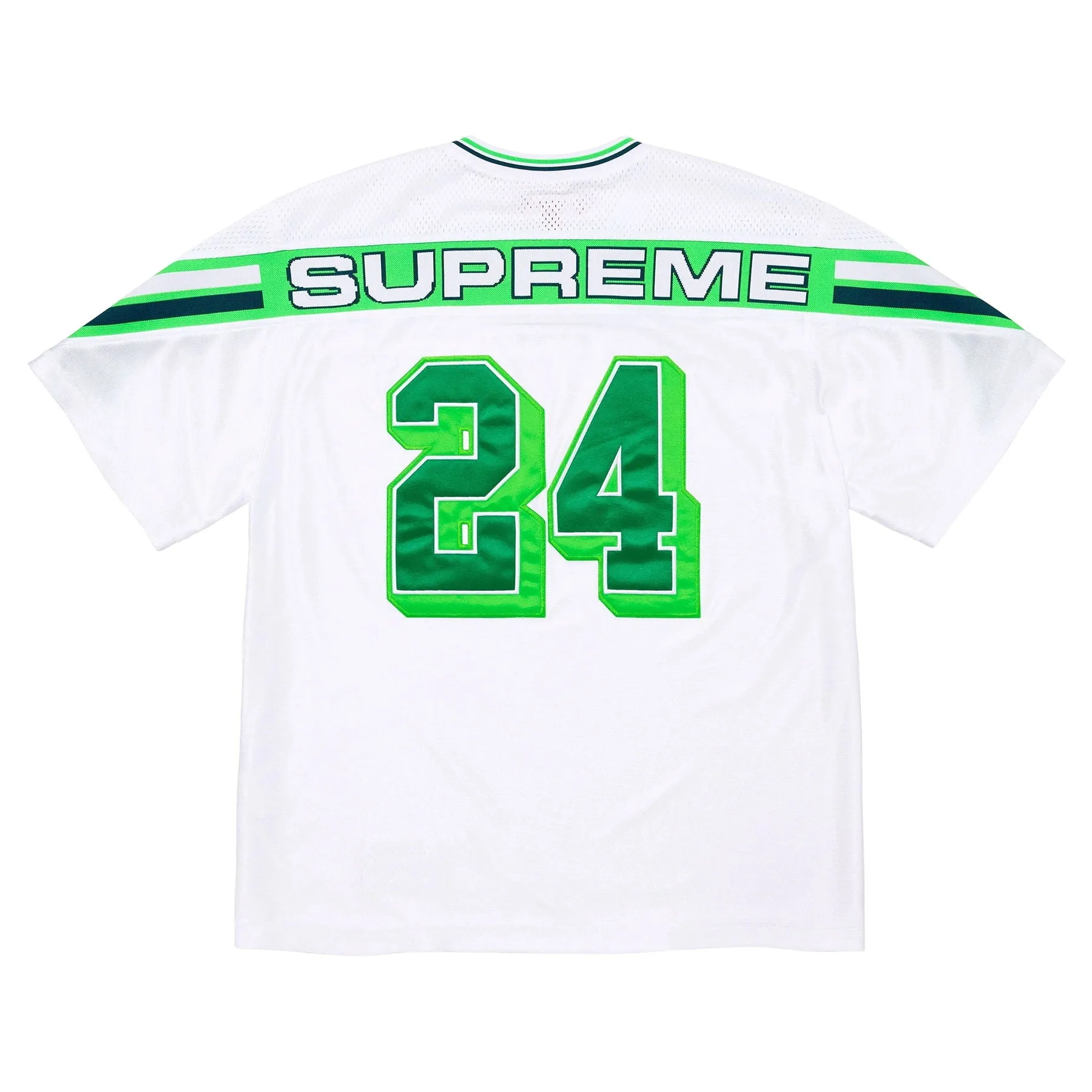 Supreme Jacquard Rib Football Jersey 'White'