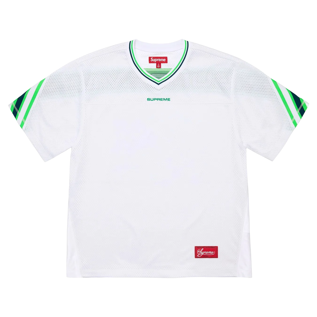 Supreme Jacquard Rib Football Jersey 'White'