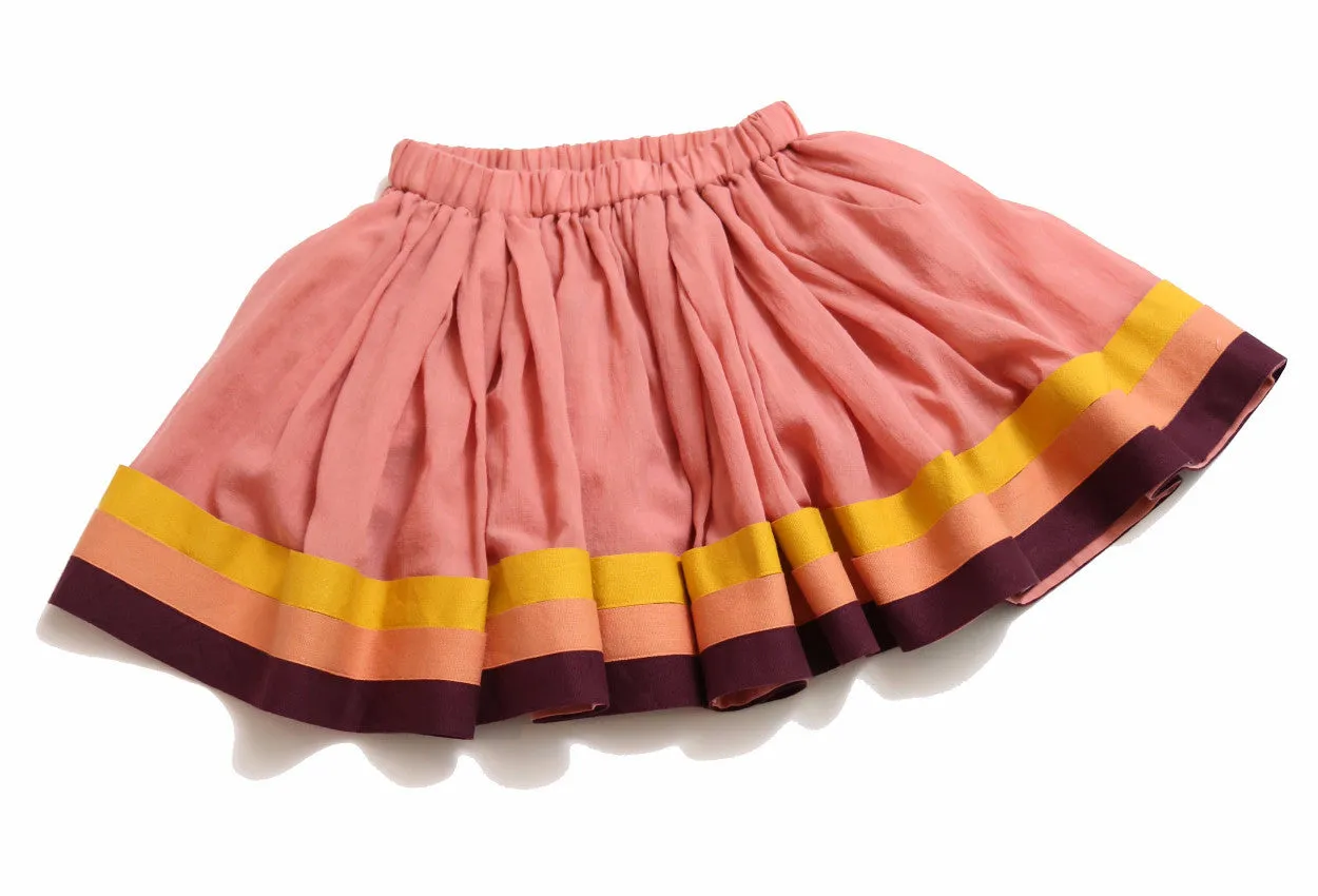 TA60Q-04-KC055-A 2pc Cotton Voile Skirt Set
