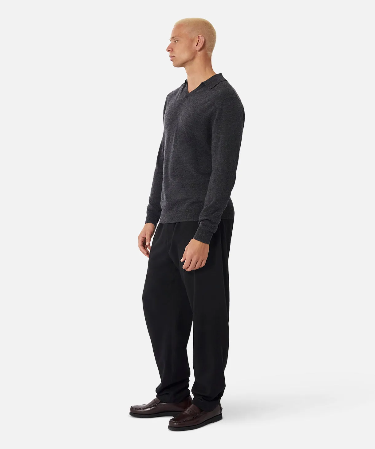 The Dover Knit - Charcoal Marle