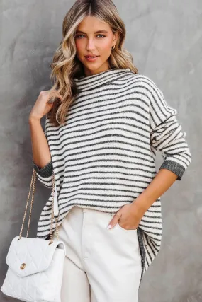Turtle Neck Knit Sweater