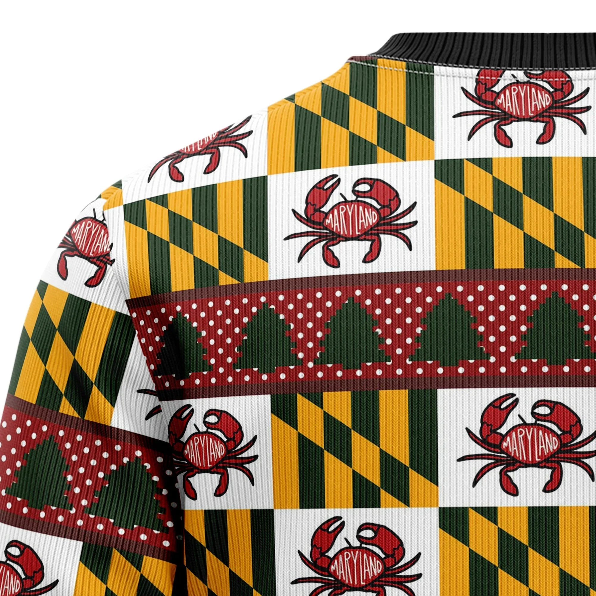 Ugly Christmas Sweater JulesRoche All-Over Print Warm Pullover