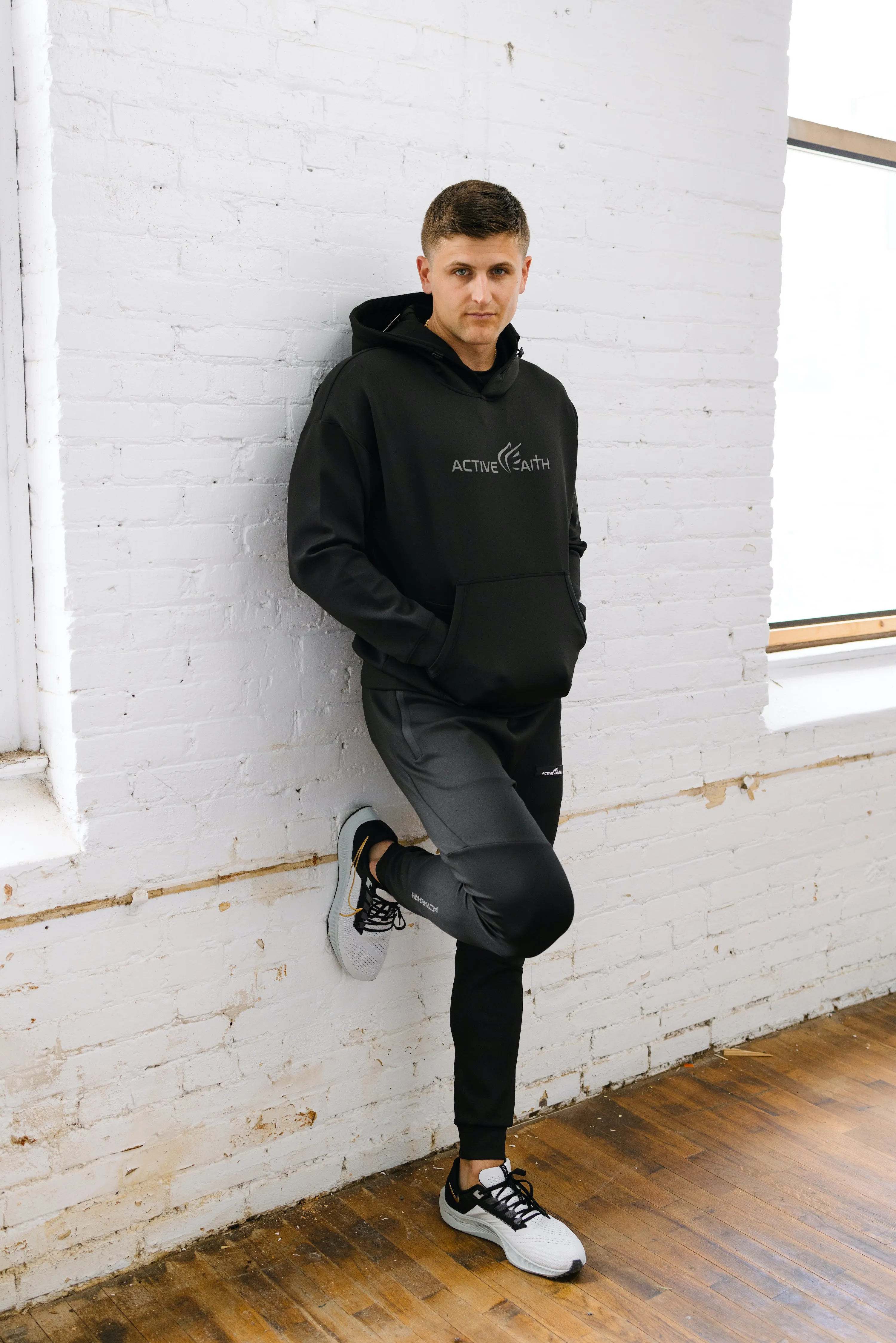 Unisex Active Faith Puff Print Joggers