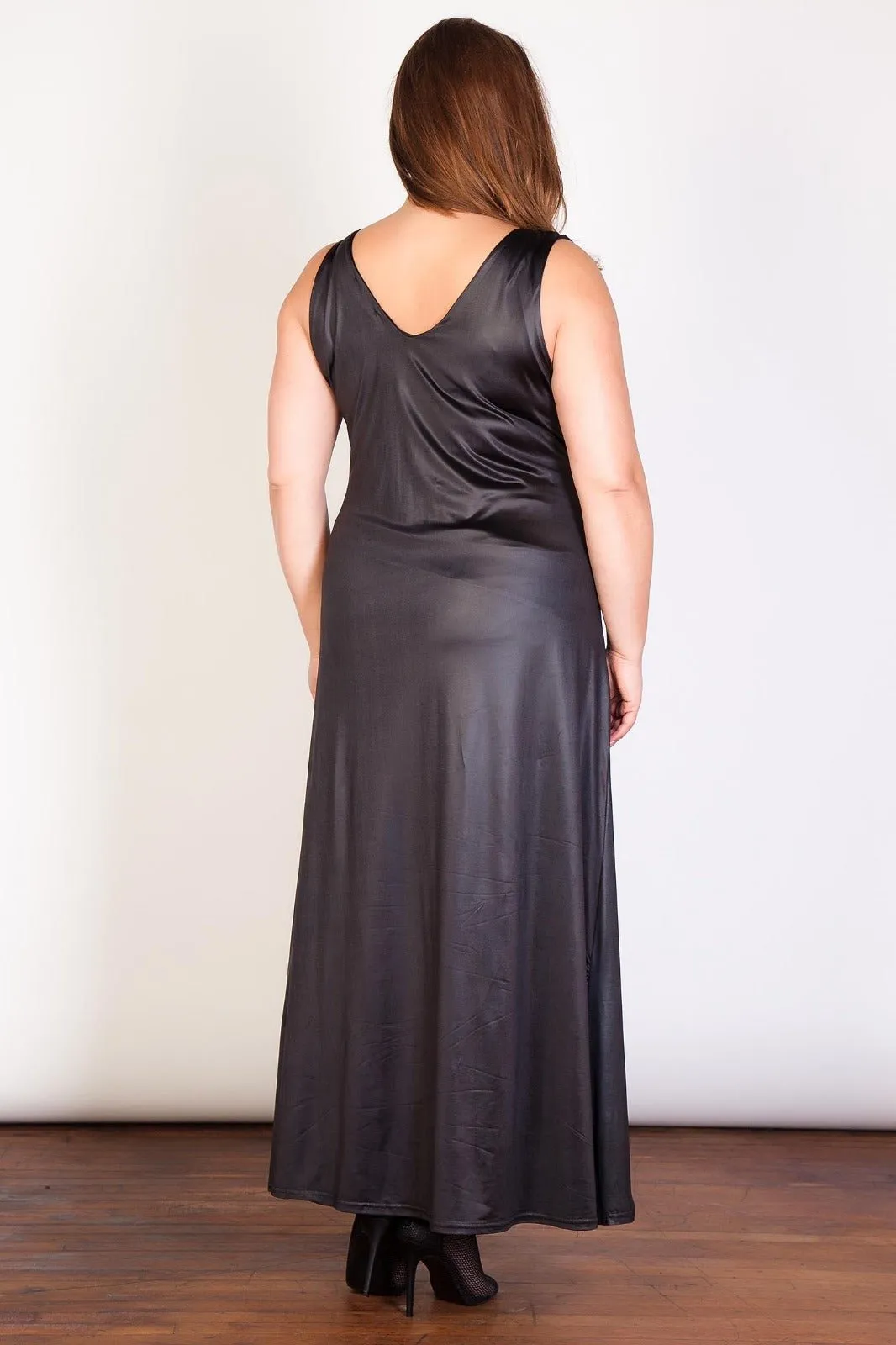 V Front/Back Maxi Dress