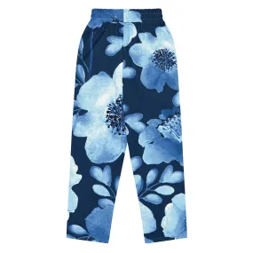 Valentines Day Wide Leg Joggers - Flower (Glamourange Valentine Day Gifts Wide Leg Joggers - Design 0011)