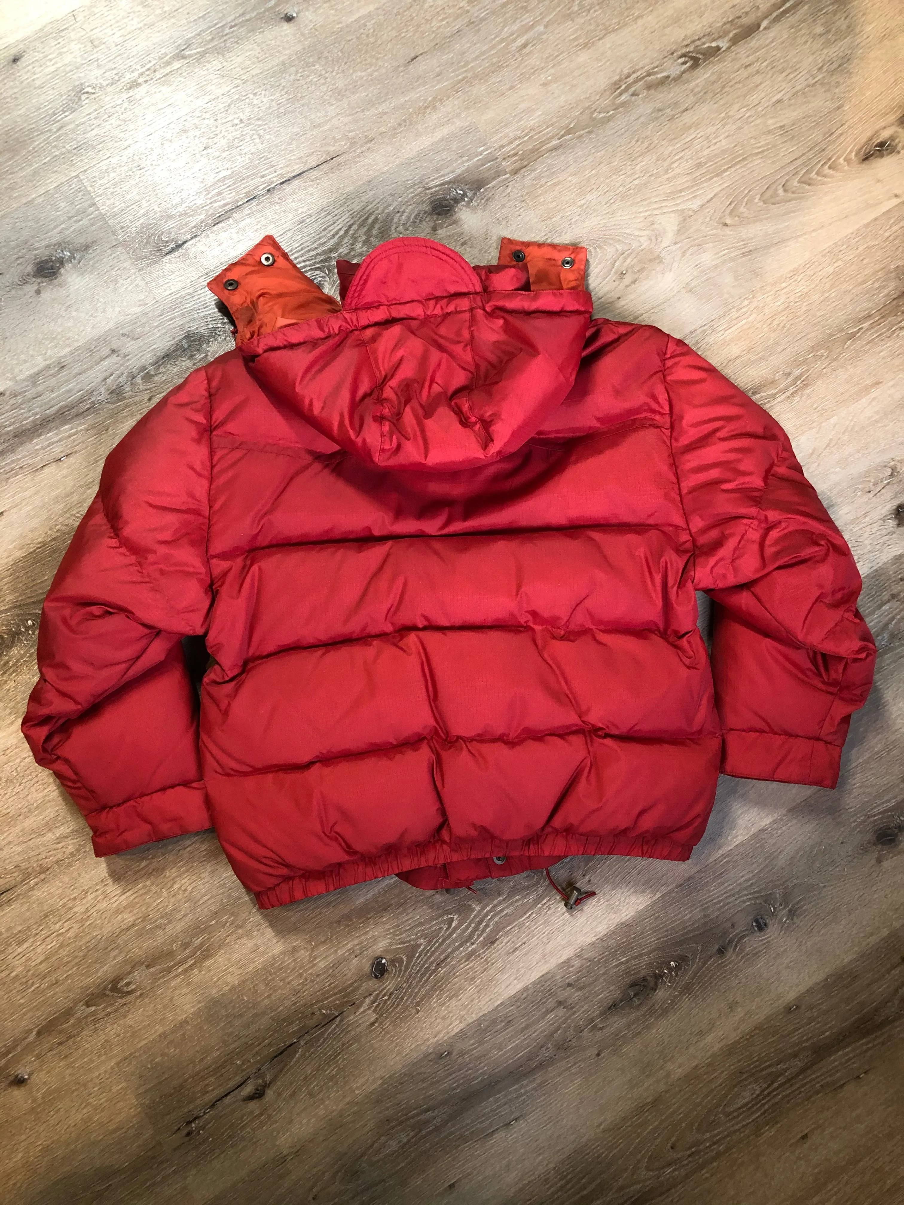 Vintage Jackpot by Carli Gry Red Down-FIlled Puffer Jacket