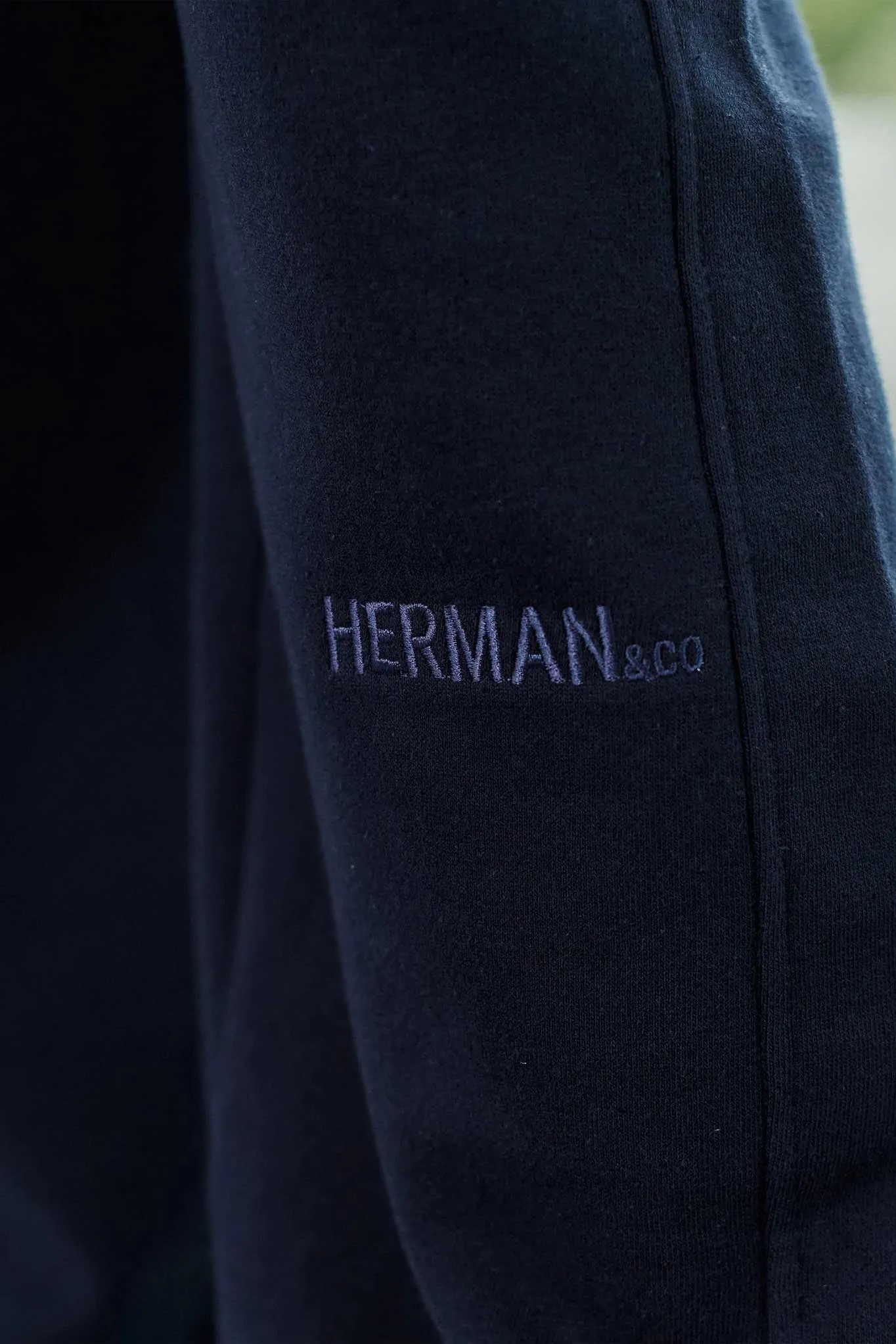 WIDE LEG JOGGERS - DARK NAVY