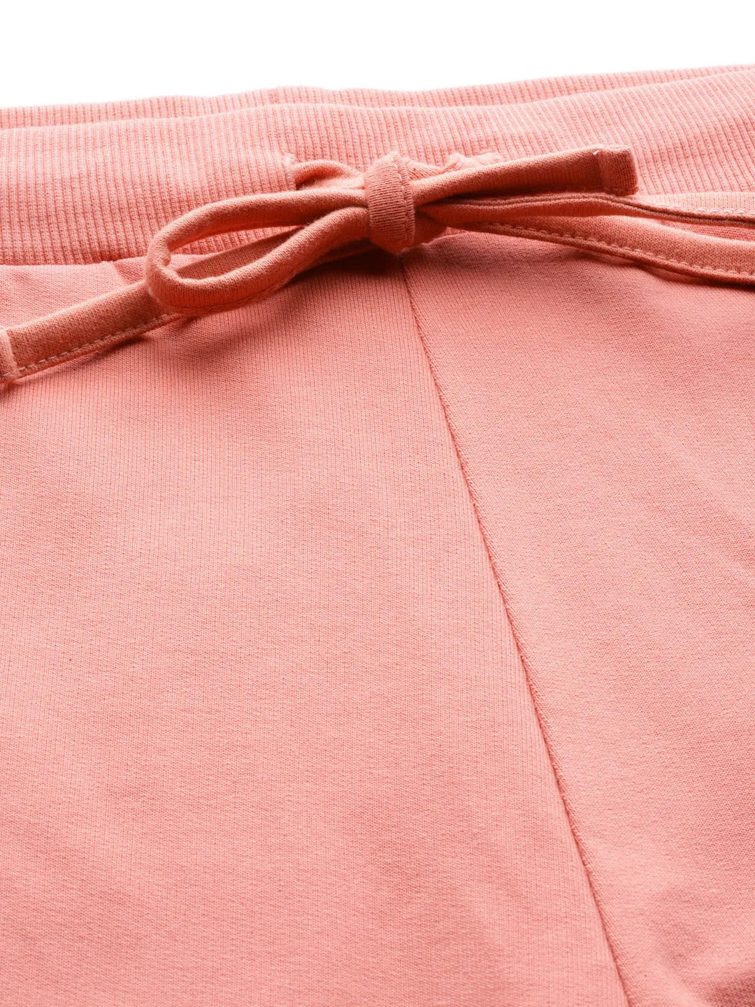 Women Peach Terry Ripped Joggers