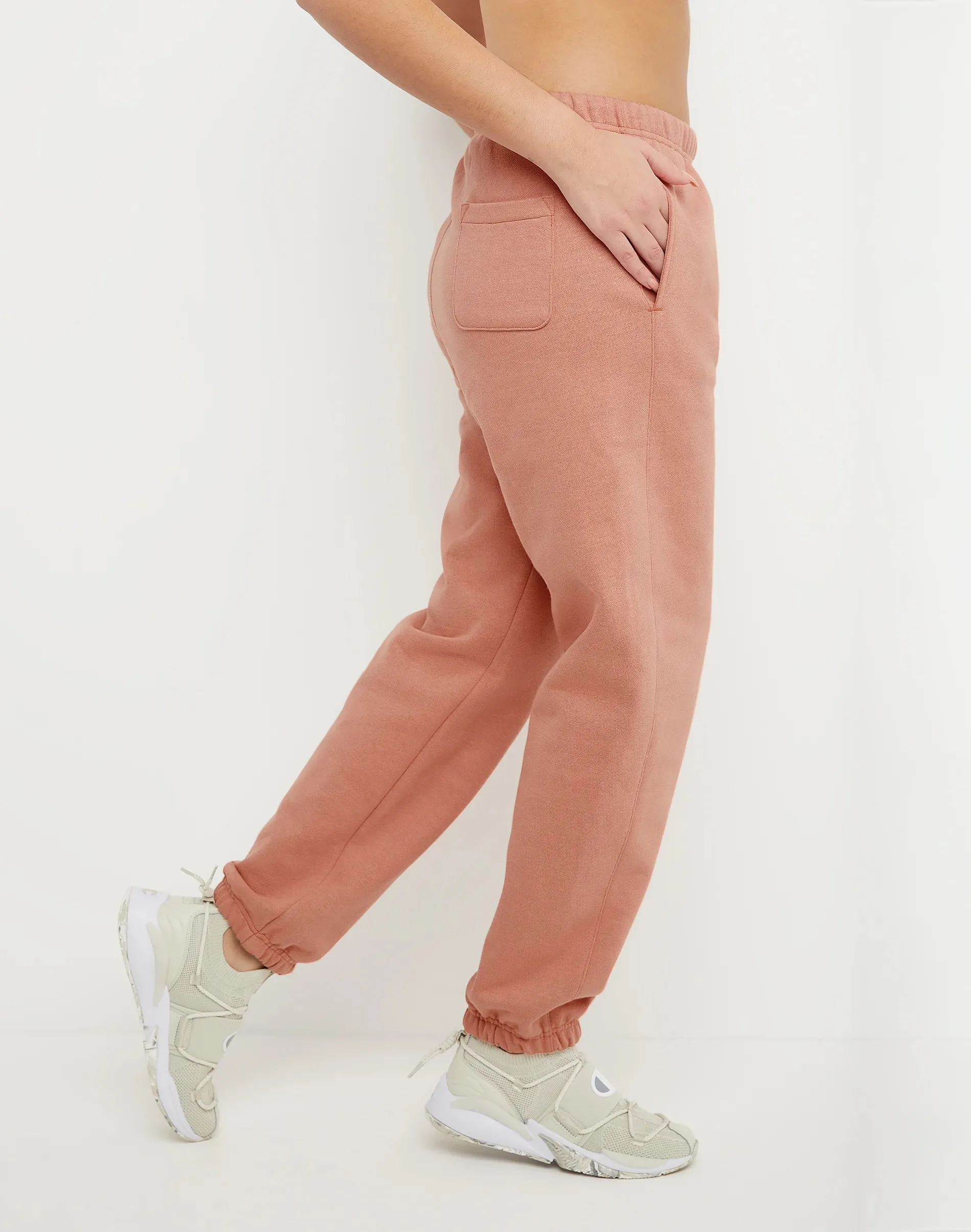 Women's Champion Reverse Weave Boyfriend Sweatpants Timeless Coral