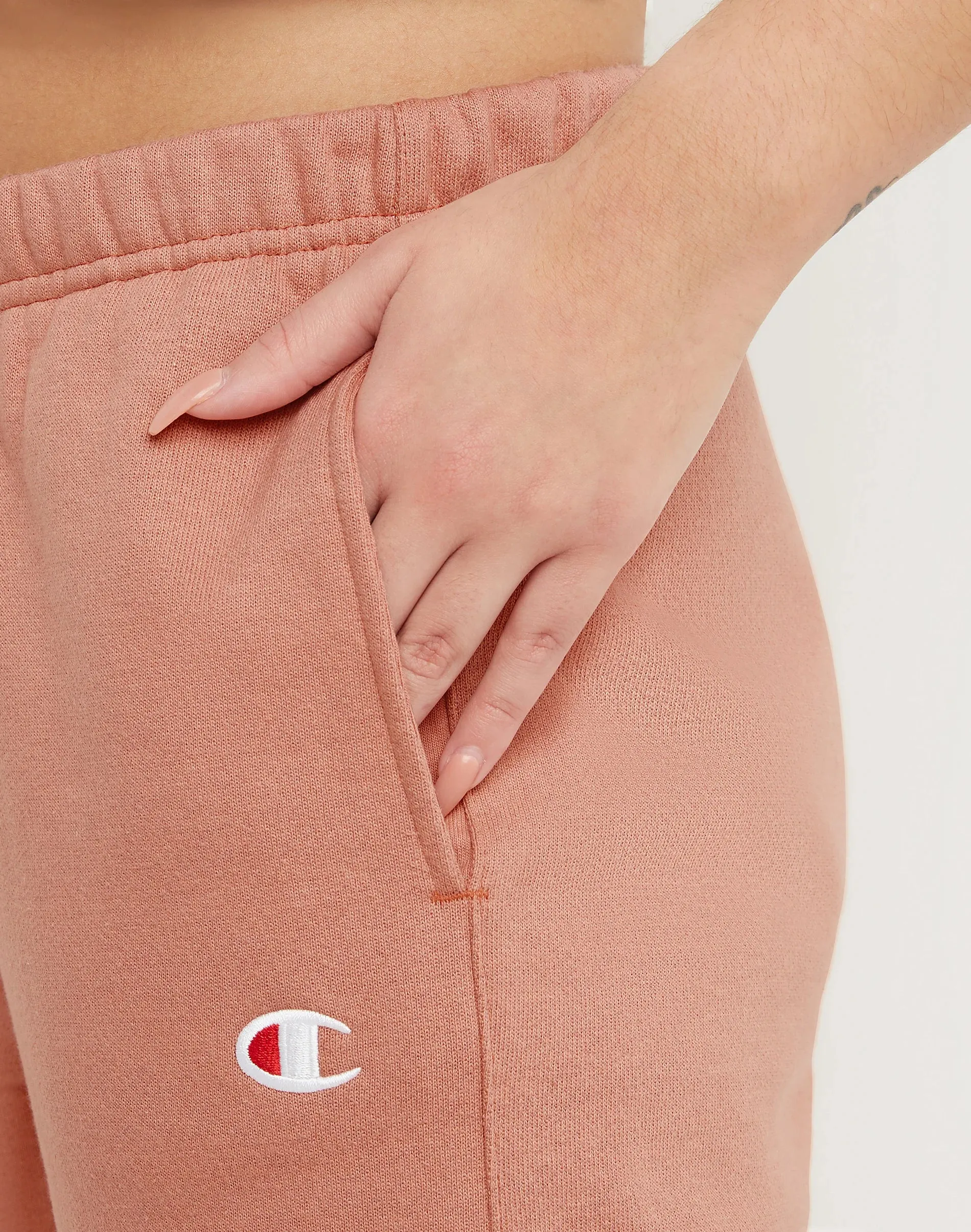 Women's Champion Reverse Weave Boyfriend Sweatpants Timeless Coral