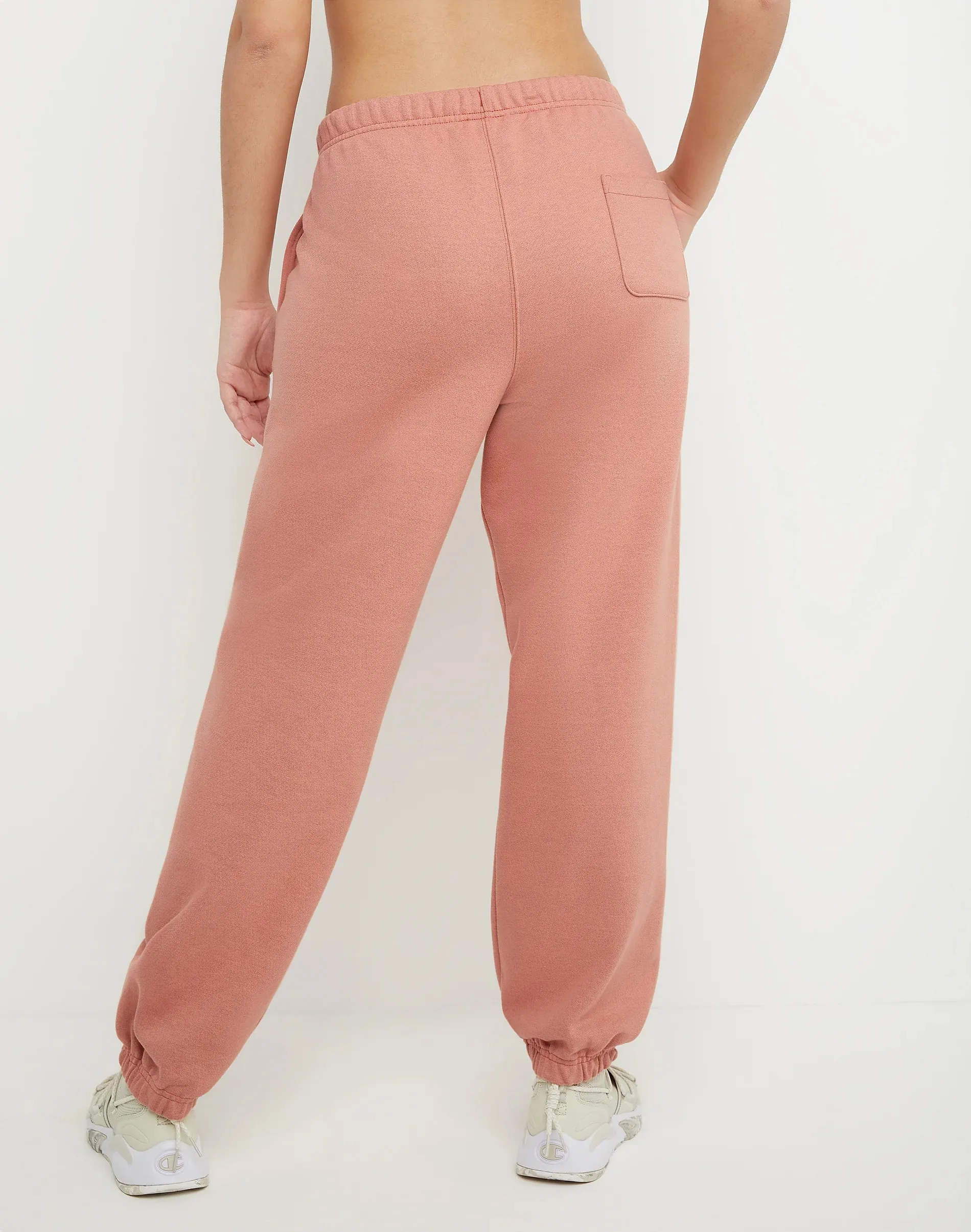 Women's Champion Reverse Weave Boyfriend Sweatpants Timeless Coral