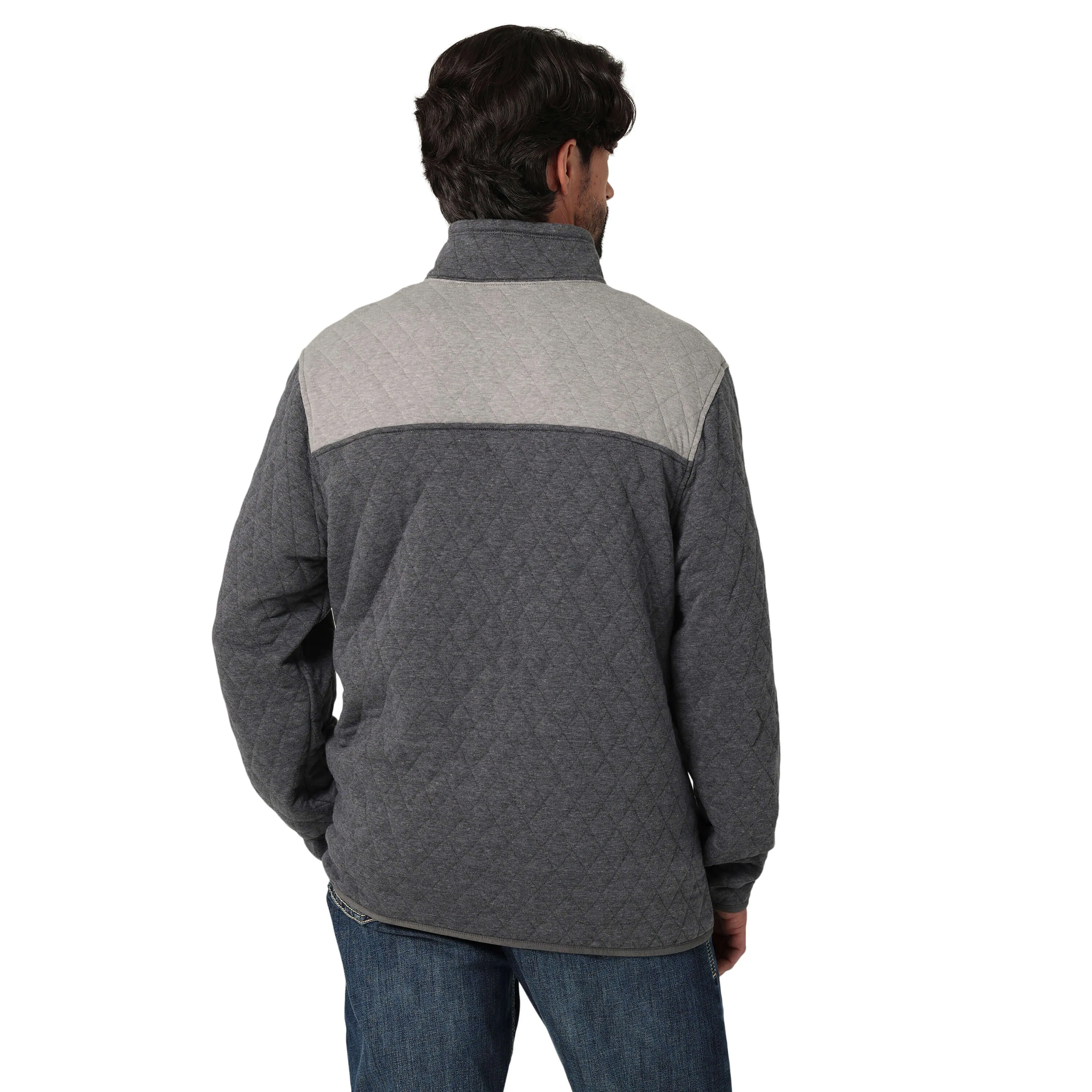 Wrangler | 1/4 Snap Grey Pullover