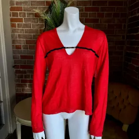 Y2K Roberta di Camerino Linen Knit Top